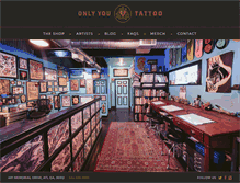 Tablet Screenshot of onlyyoutattoo.com